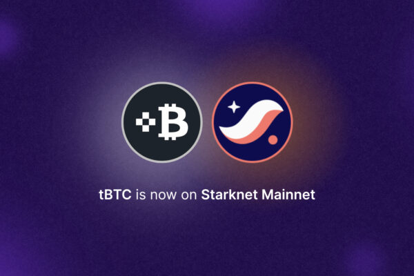 tBTC launches on Starknet