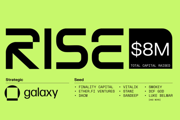 Galaxy Ventures Backs RISE Chain, $8M Raised to Launch Fastest Zone for Real-Time Apps on Ethereum Galaxy Ventures Backs RISE Chain