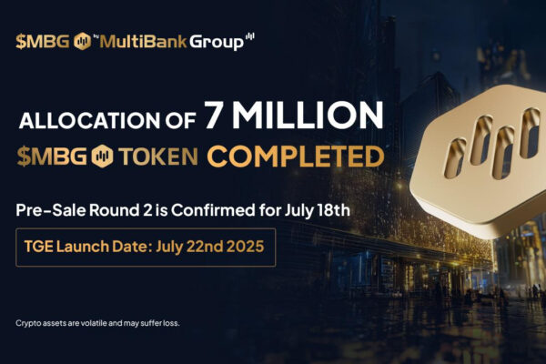 MultiBank Group says 7 Million $MBG tokens sold out in under one hour