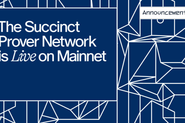 Succinct deploys Succinct Prover Network