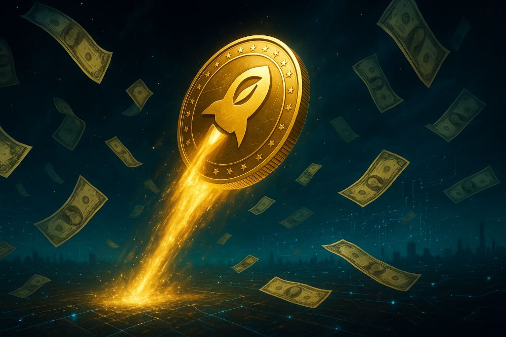 Stellar rises 10% and enters today's top three gainers