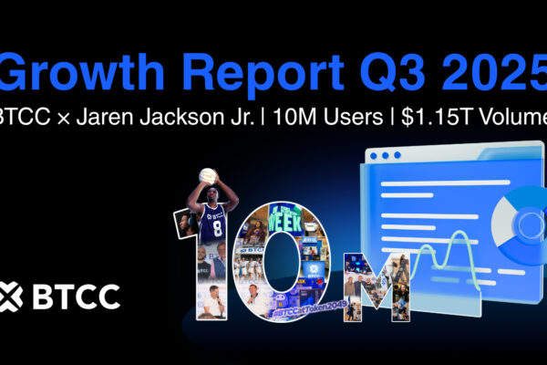 BTCC Exchange Hits 10M Users and $1.15T Q3 Trading Volume