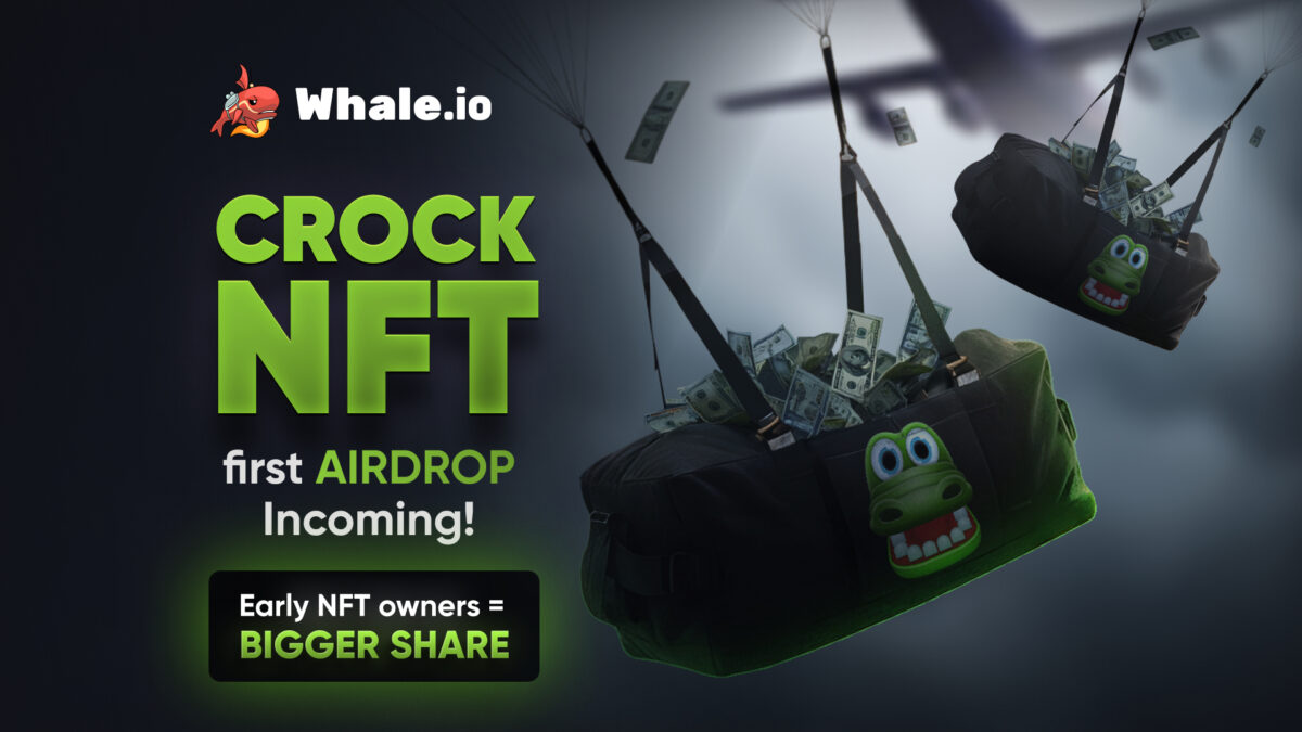 Whale.io confirms first airdrop for Crock Dentist NFT Holders