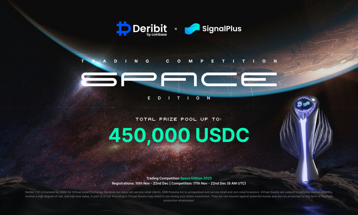 Deribit and SignalPlus Launch 2025 Trading Competition