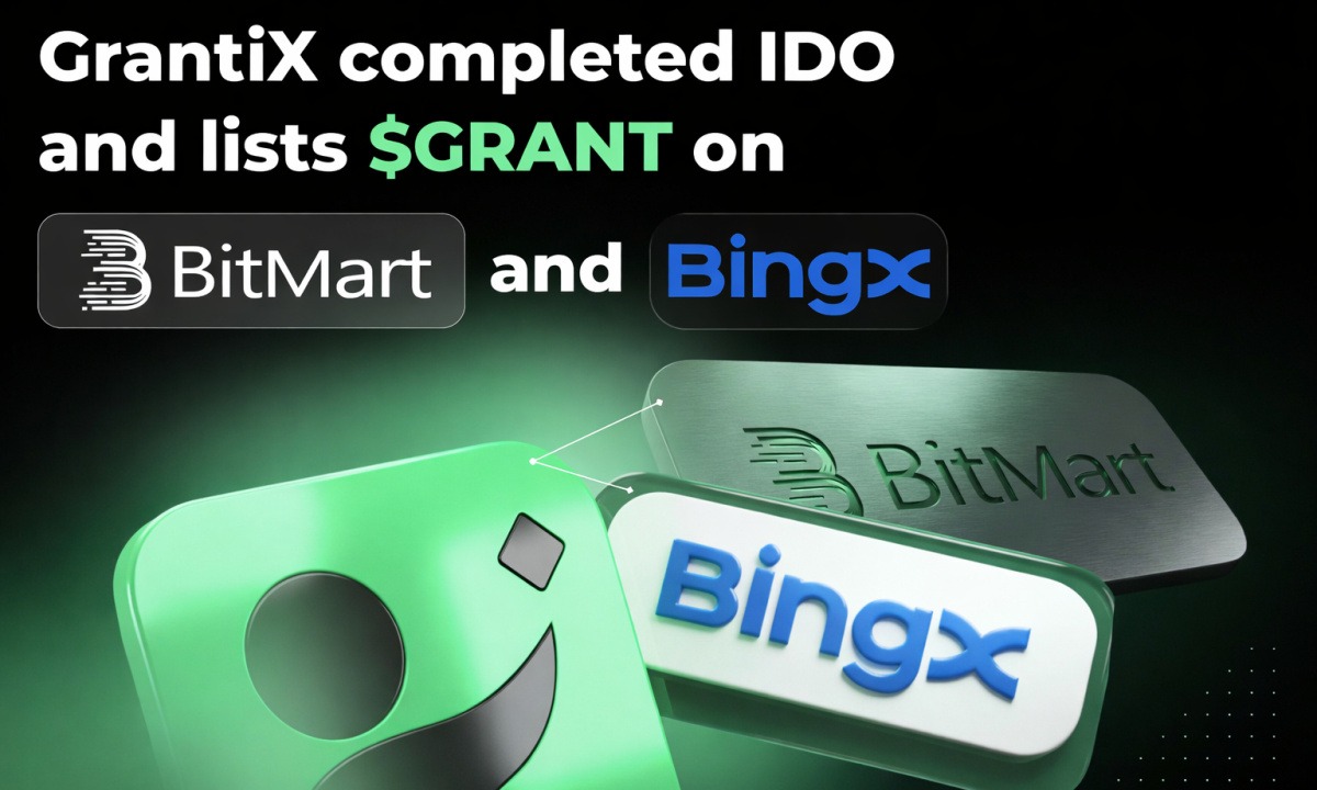 GrantiX lists on BitMart and BingX after successful IDOs