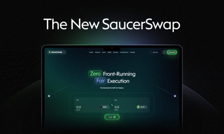 SaucerSwap unveils redesigned platform