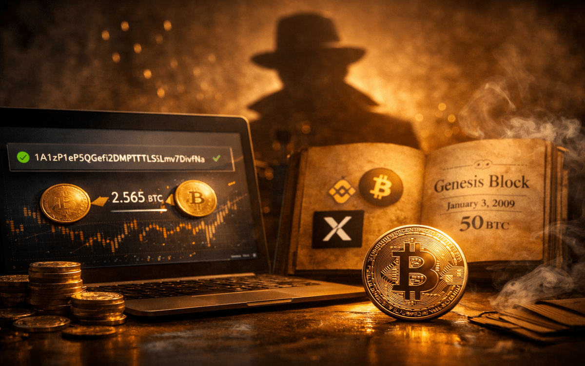 Bitcoin Genesis wallet gets 2.565 BTC, Satoshi Buzz