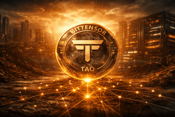Bittensor (TAO) price chart showing 140% surge amid rising AI-driven market activity