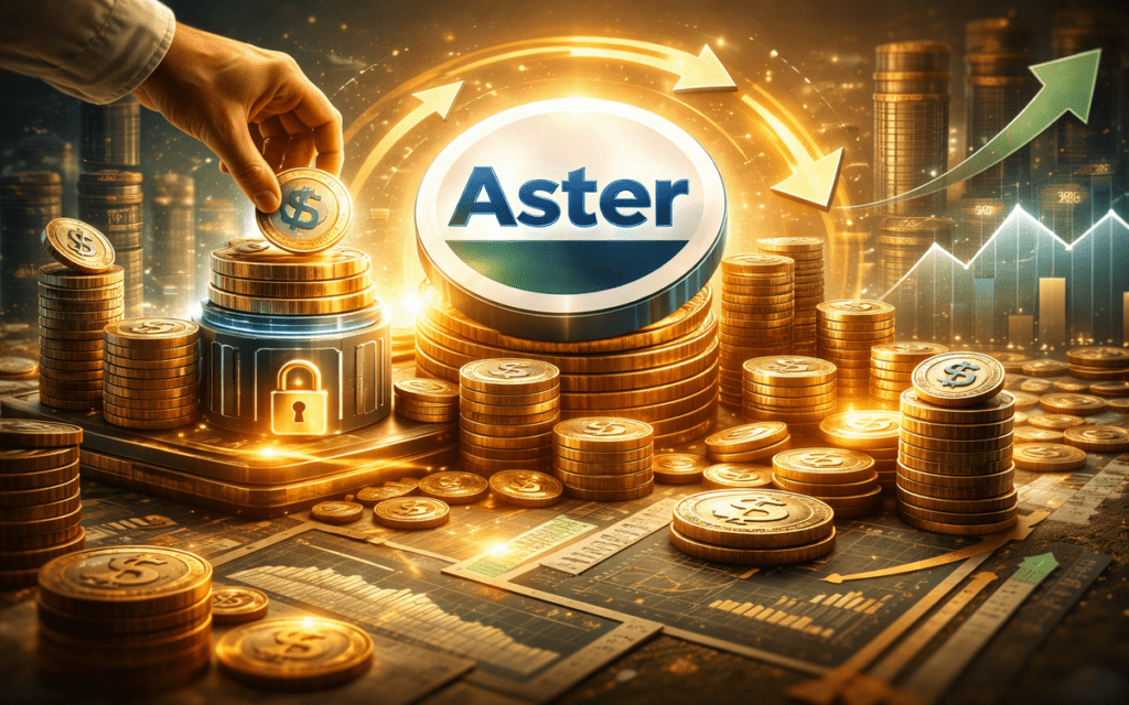 Aster token chart near $0.66, low volume, weak bearish momentum, mild selling pressure.