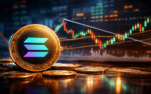Solana price chart showing consolidation near $85 level