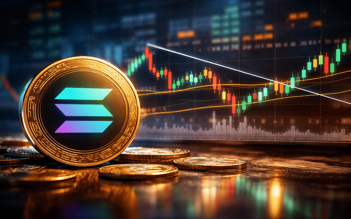 Solana price chart showing consolidation near $85 level