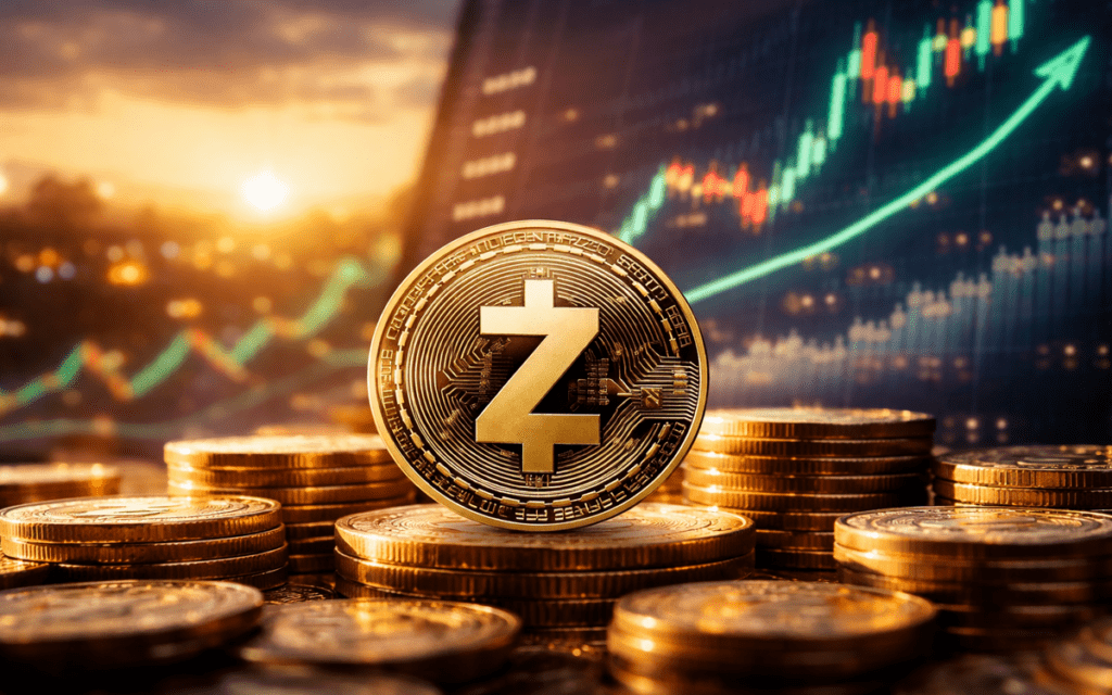 ZCash cryptocurrency price surges past $320 amid market rally