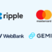 Ripple, Mastercard, WebBank, and Gemini partner